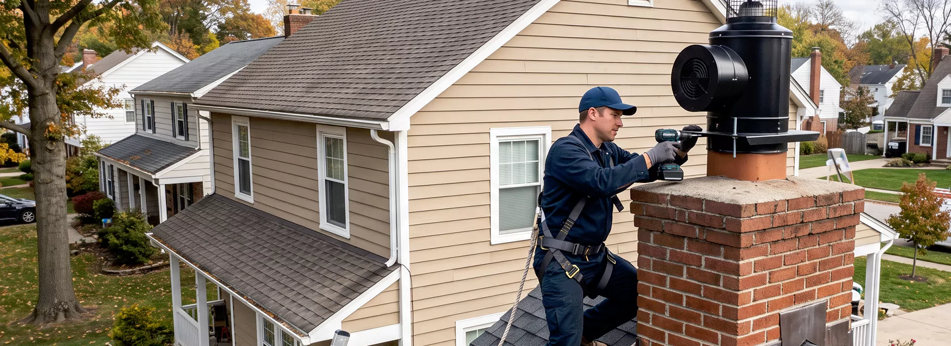 Chimney Fan Installation in Woodbridge, NJ