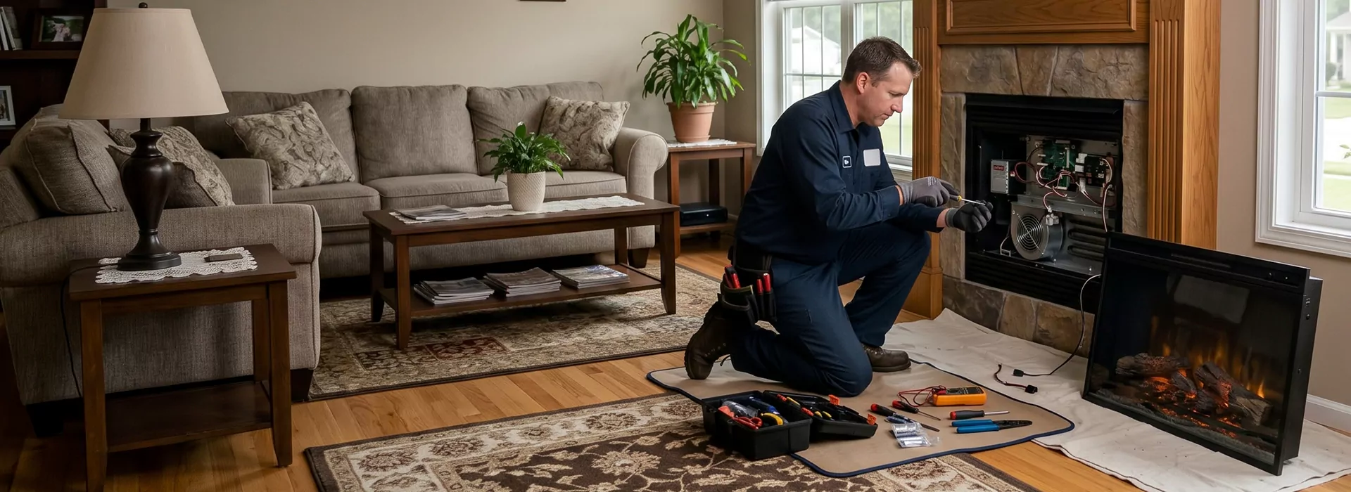 Electric Fireplace Repair in Woodbridge, NJ