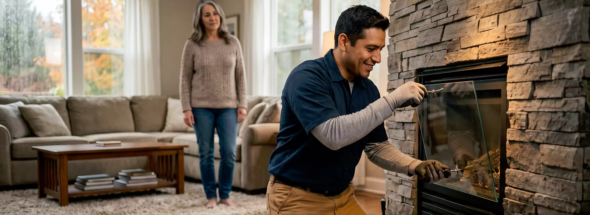 Fireplace Glass Replacement in Woodbridge, NJ