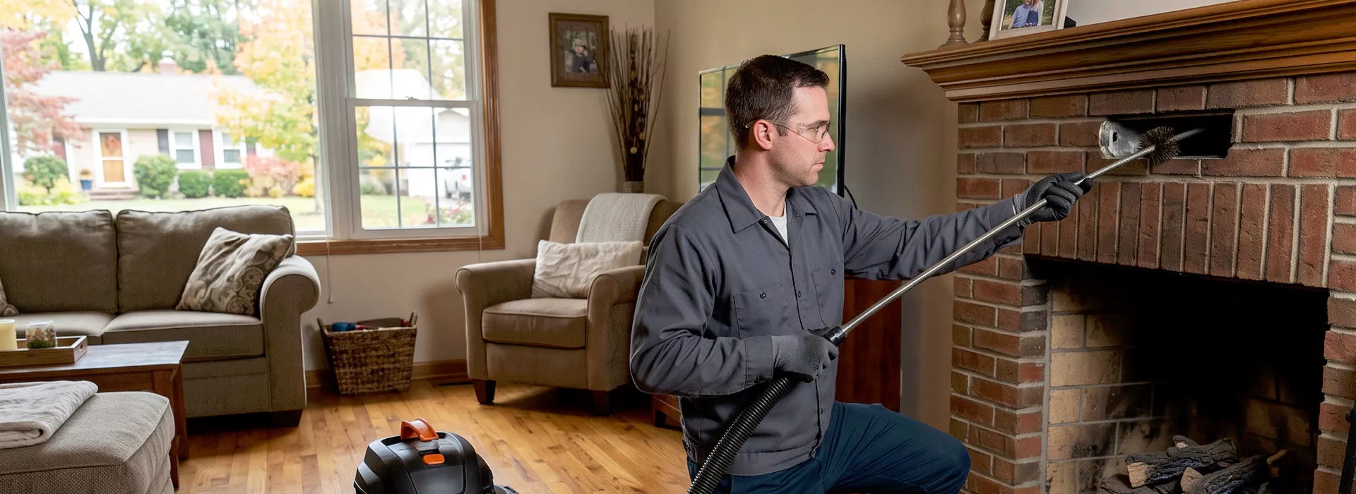 Fireplace Vent Cleaning in Woodbridge, NJ