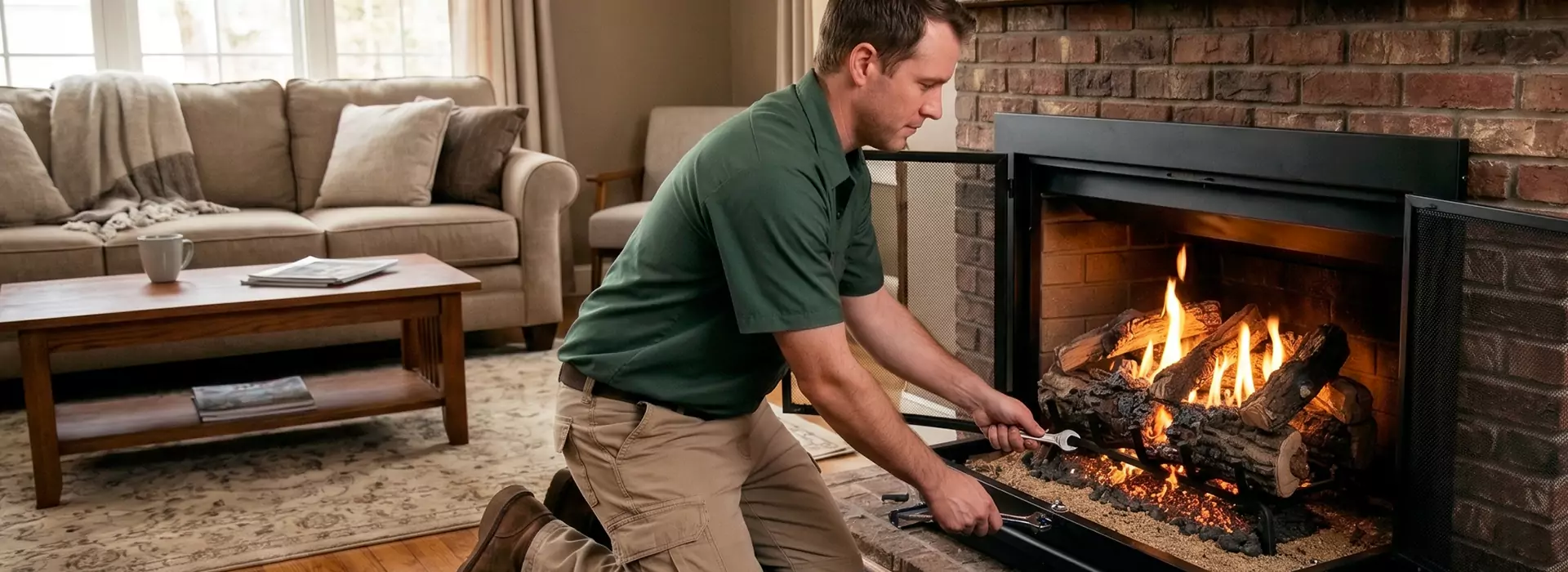 Gas Fireplace Logs in Woodbridge, NJ