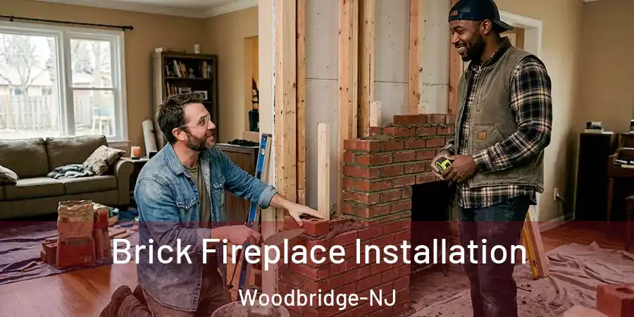  Brick Fireplace Installation Woodbridge-NJ