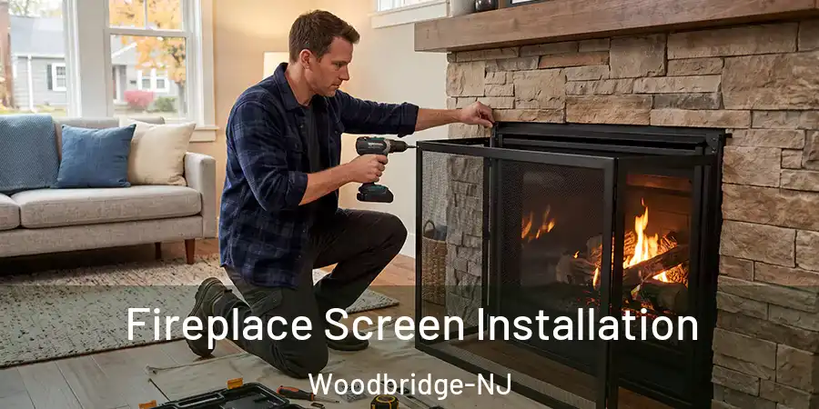 Fireplace Screen Installation Woodbridge-NJ