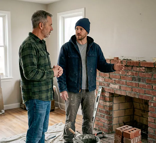 Why Woodbridge Homeowners Choose Our Brick Fireplace Installation Team?