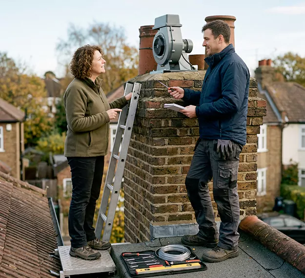Why Woodbridge, NJ Homeowners Choose Our Chimney Fan Installation Team?
