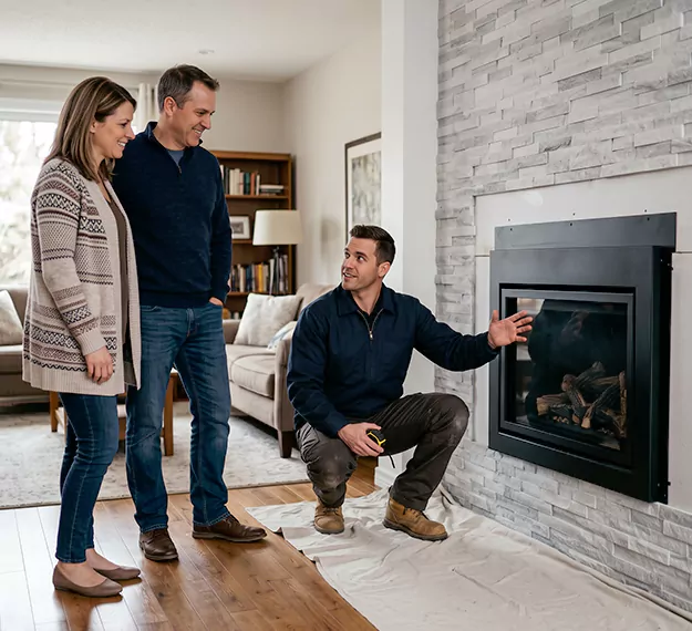 Why Woodbridge Homeowners Choose Our Fireplace Insert Installation Team?