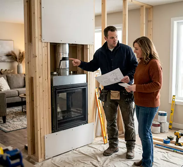 Why Woodbridge Homeowners Choose Our Prefab Fireplace Installation Team?