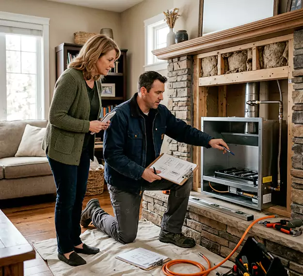 Why Woodbridge, NJ Homeowners Choose Our Propane Fireplace Installation Team?