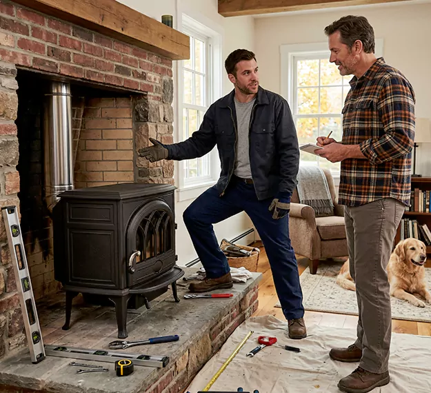 Why Woodbridge Homeowners Choose Our Wood Stove Installation Team?