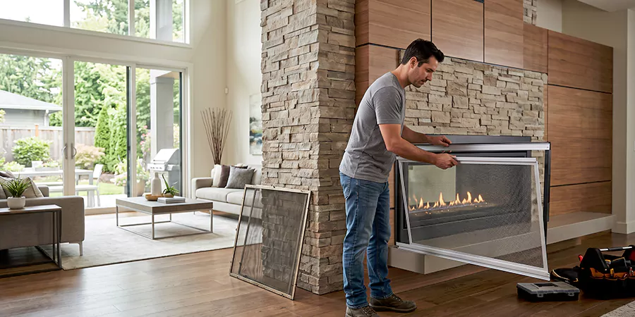 Fireplace Insert Screen Replacement Woodbridge