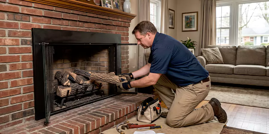 Propane Fireplace Logs Installation Woodbridge