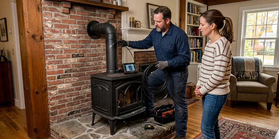 Wood Stove Chimney Inspection Woodbridge