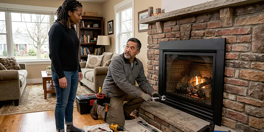 Fireplace and Log Fire Installation Woodbridge